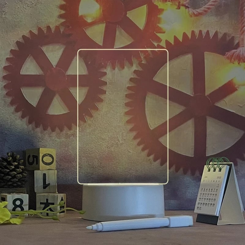 GlowNote™ - Hinweistafel Kreative LED Nachtlicht