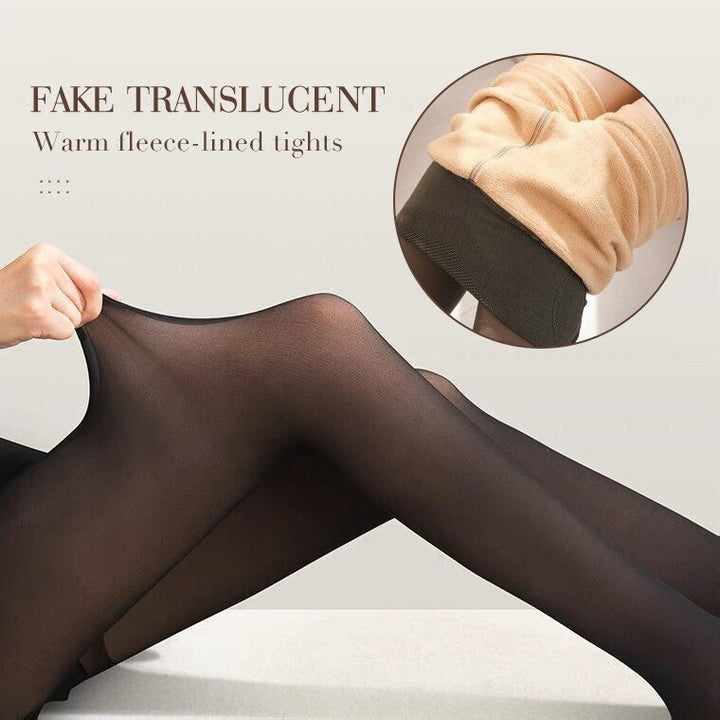 PerfekteStrumpfhose™ Makellose elastische Strumpfhose mit warmer Abdeckung