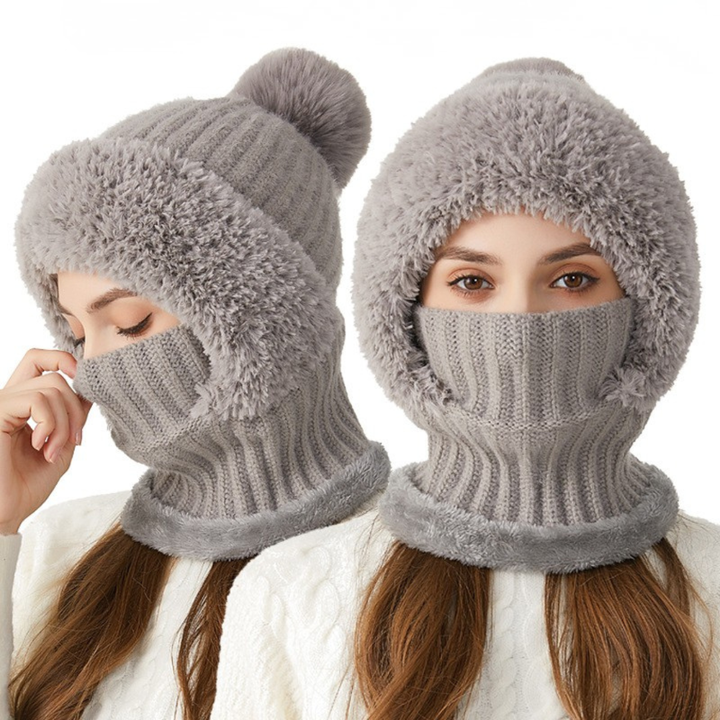 WinterKuschel™ Gefütterte Strickkapuze für Damen