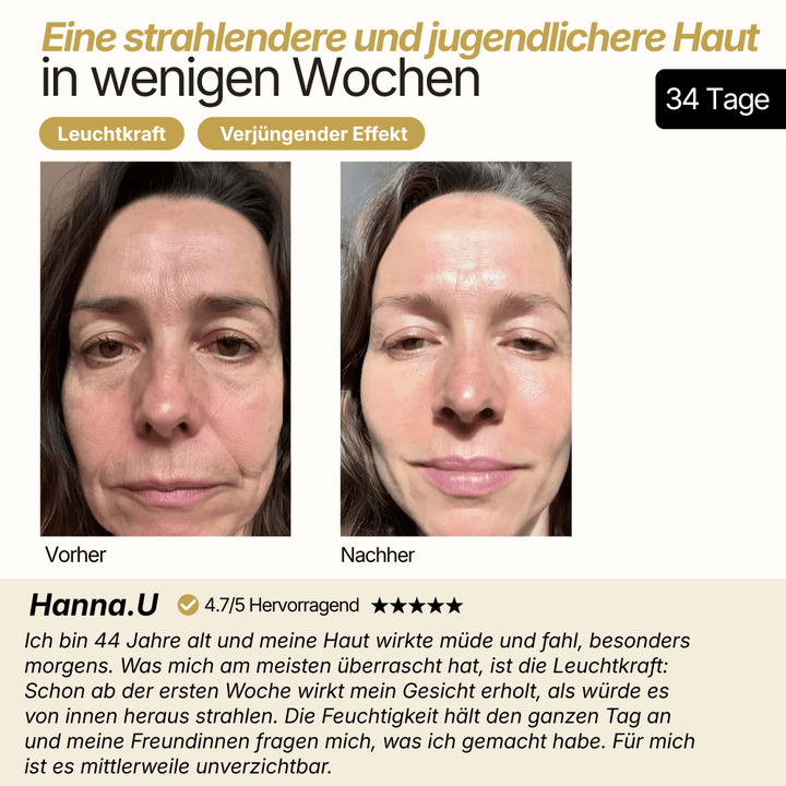 HautZeit™ Koreanische Kollagen-Kurkuma-Maske
