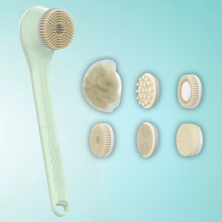 SensaGlow™ | Entfesseln Sie Ihre Frische mit unserer wasserdichten Silikon-Körperbürste