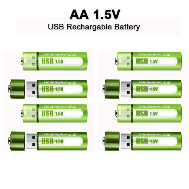 Wiederaufladbare USB-Batterie™ – Ihre Batterien, immer einsatzbereit!