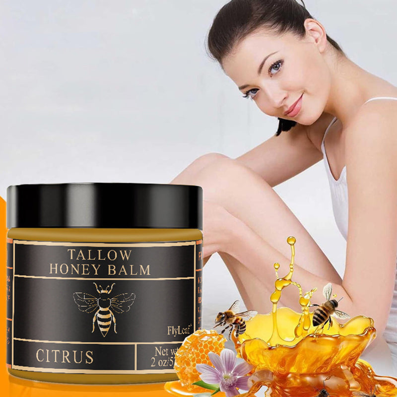 NaturBalance™ – Gesichtscreme mit Rindertalg, Bienenwachs & Honig für geschmeidige Haut [1 + 1 Gratis]