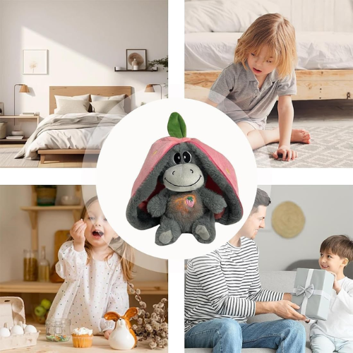 EselTraum™ Kuscheliger Schlummeresel mit Avocado-Decke