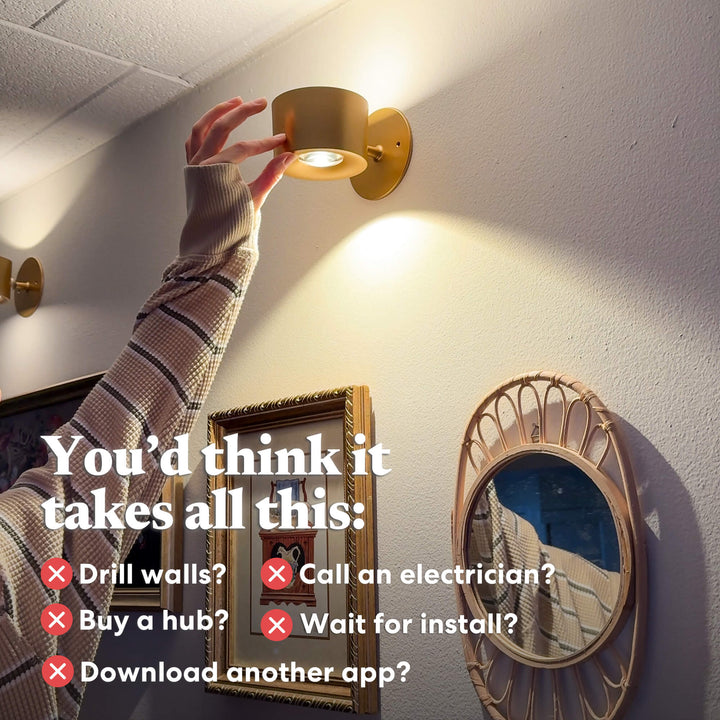 LichtHalo™ Moderne LED-Wandleuchte