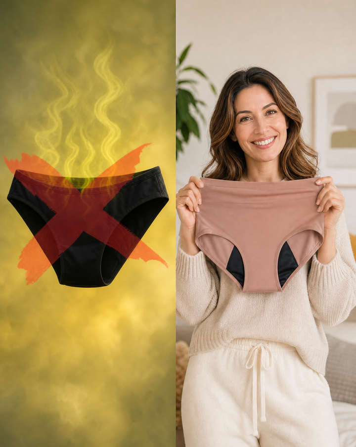 DryShield™ 100% Auslaufsichere Damen Unterwäsche 4er-Pack