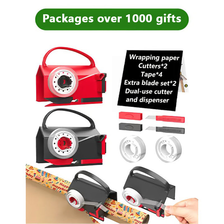 PackSchnitt™ Geschenkpapier-Rollenschneider mit Tragegriff