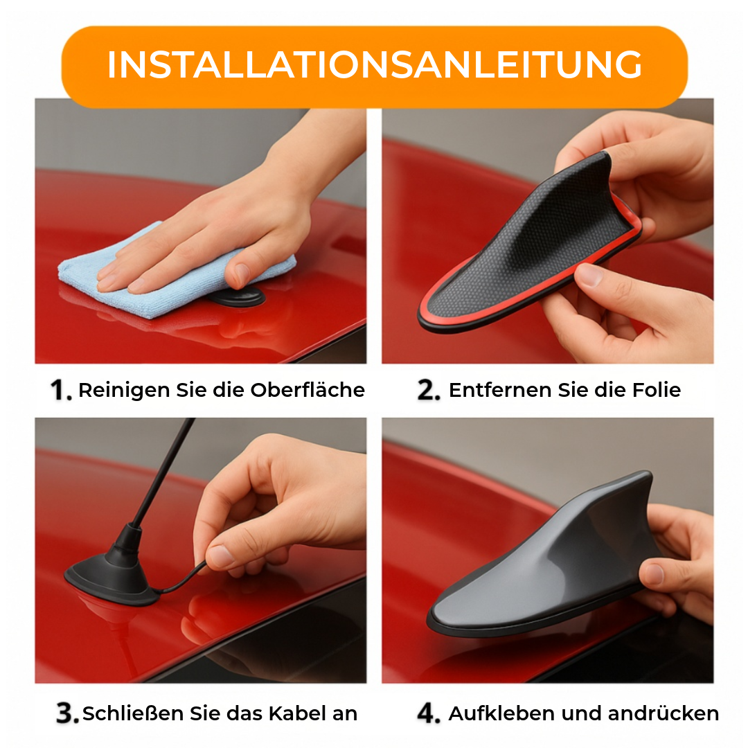 Aerofin™ Haifischflossen-Autoantenne