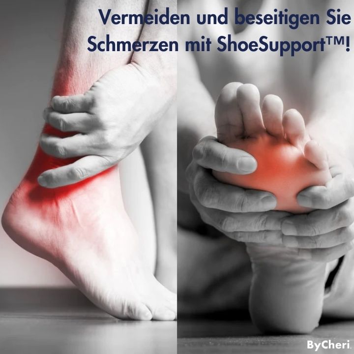 50% RABATT TEMPORÄR | ShoeSupport™ | Schmerzfrei in anstrengenden Aktivitäten aktiv sein!