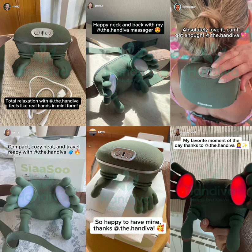 Handiva™ – Echtes Handmassagegerät für Nacken und Schultern