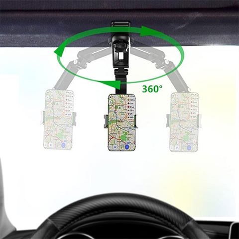 360° Handyhalterung fürs Auto | Drehbar & Ausziehbar | Sichere Navigation & Freihändige Nutzung