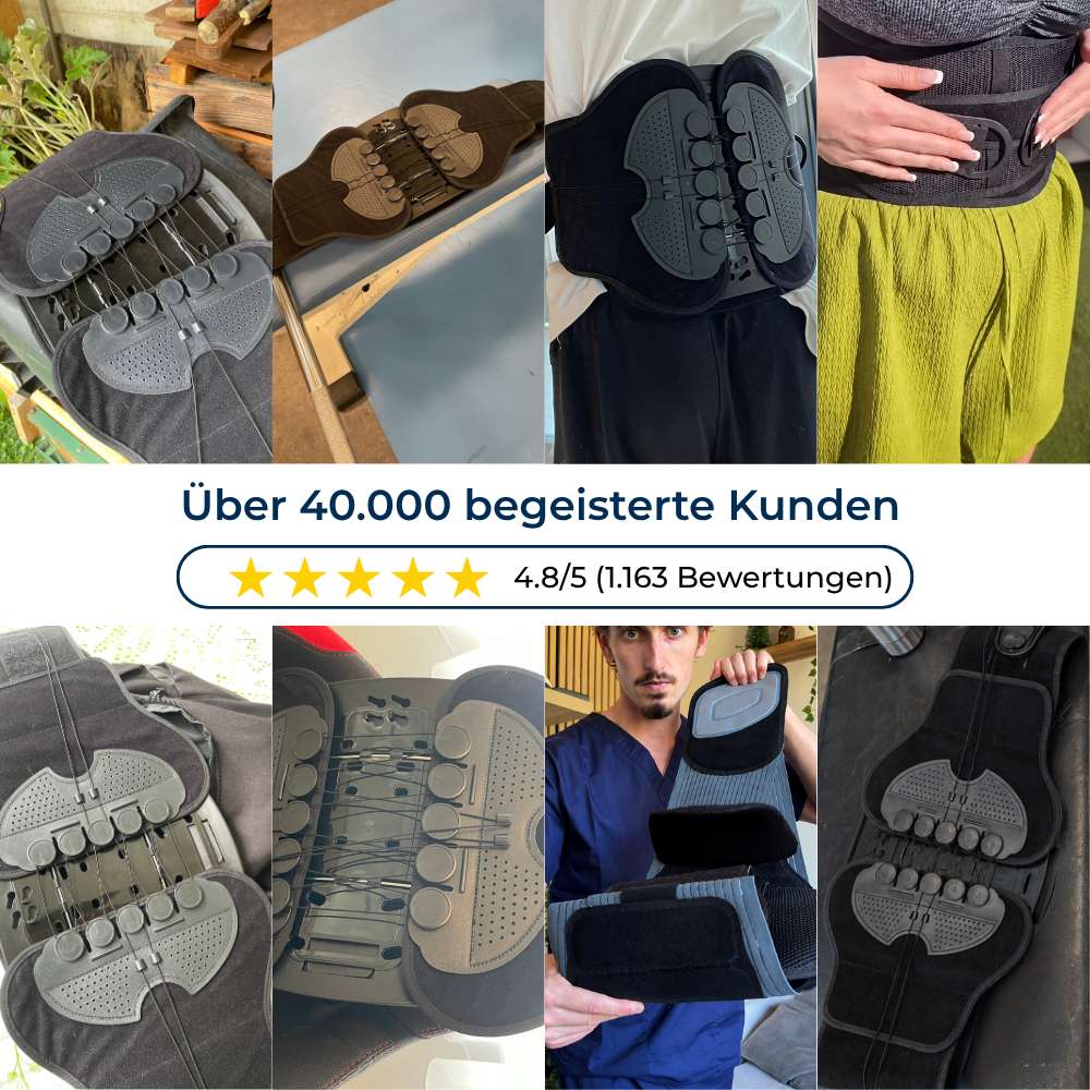 RückenStark™ Verstellbarer Lendenstützgürtel