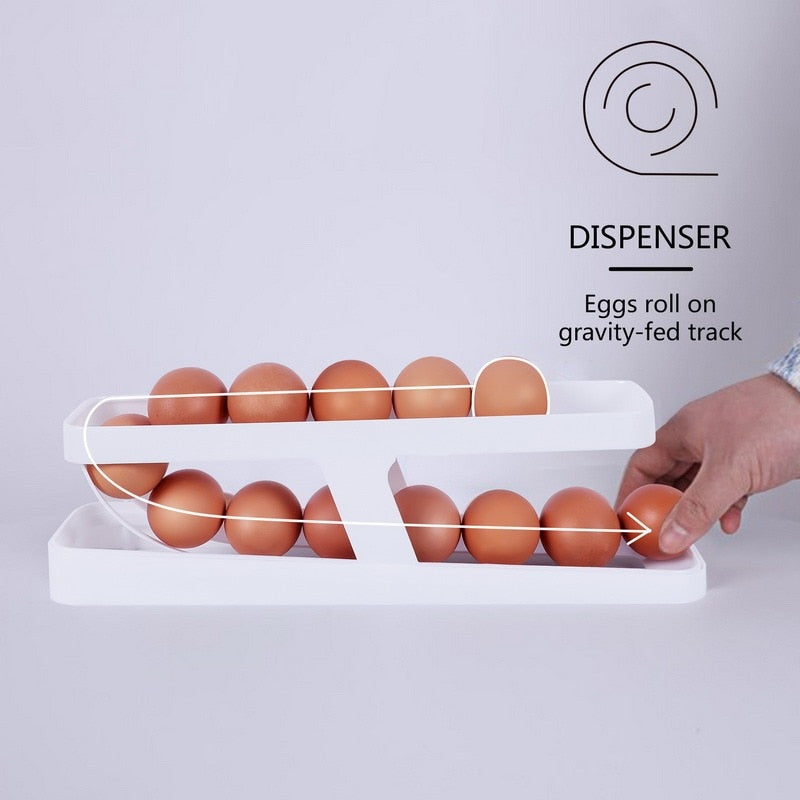 EggRoll™ – Praktisches Eierhaltergestell für die Küche – Organisieren Sie Ihre Eier stilvoll
