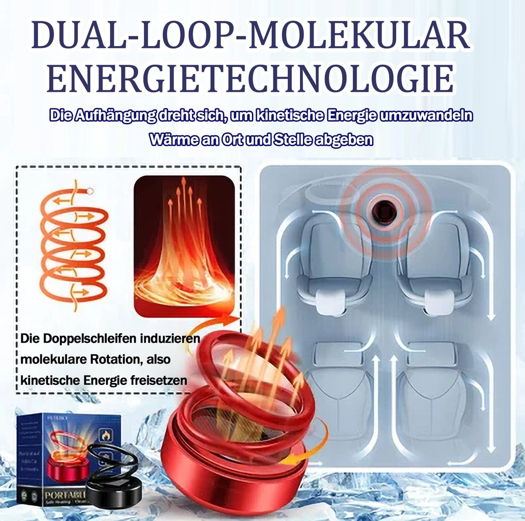 Tragbarer kinetischer Molekularheizer | 1 + 1 GRATIS!