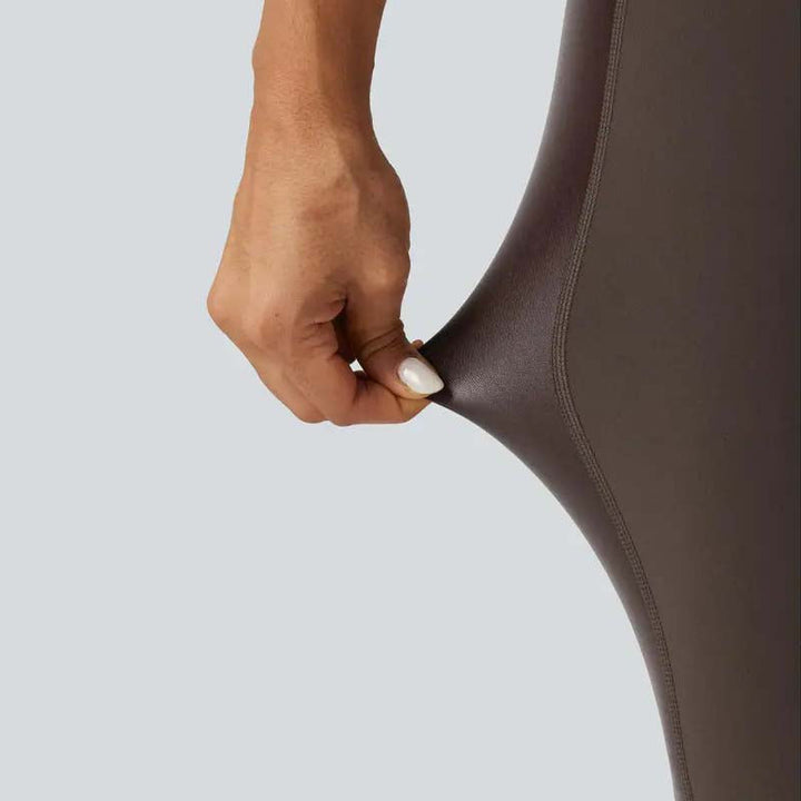 FokusForm™ Formende PU-Leder-Leggings
