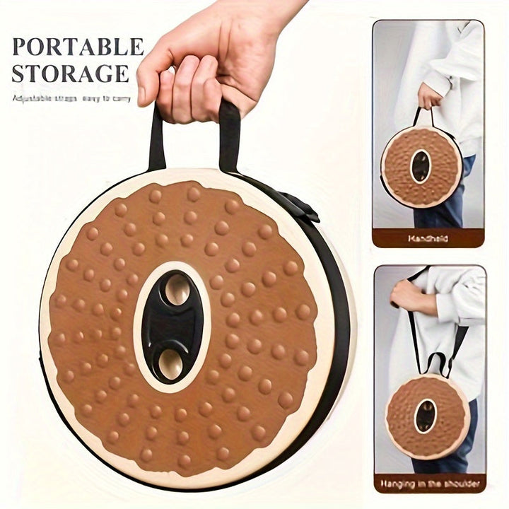 FoldAway™ | 12-fach verstellbarer Klapphocker mit gepolsterter Sitzfläche