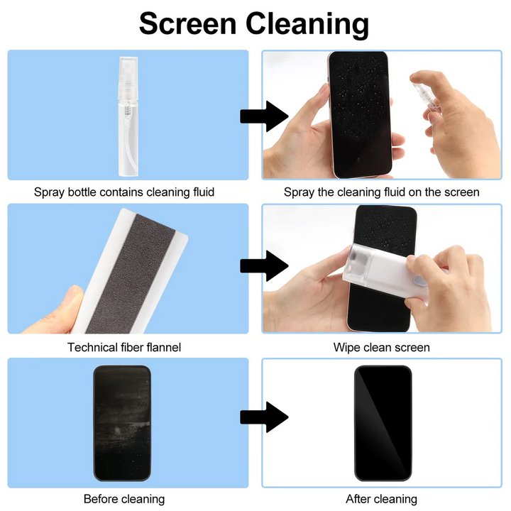 CrispCleanse™ — Enthülle sofort den verborgenen Glanz deiner Geräte