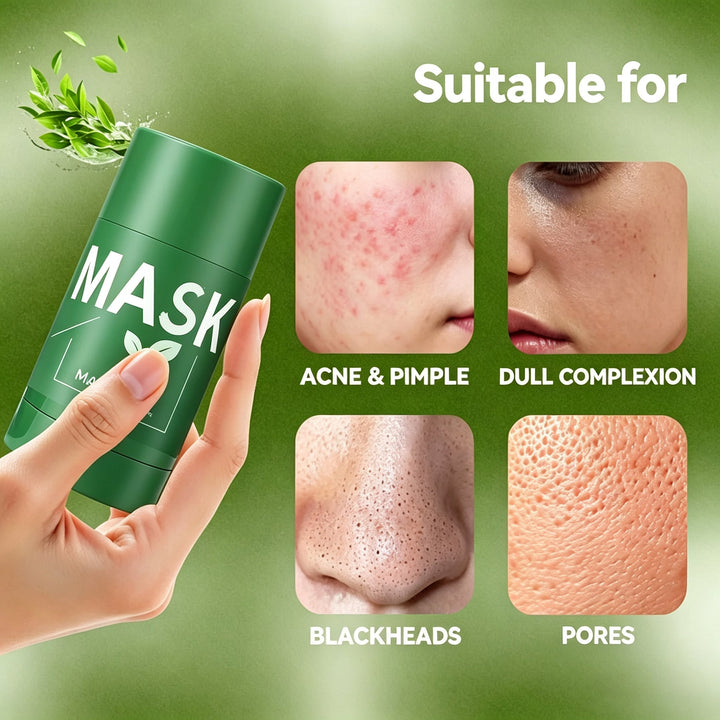 GrünRein™ Tiefenreinigende Grüntee-Maske im Stick