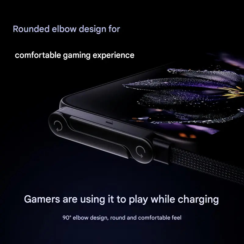 2-in-1 Unsichtbarer Handyhalter mit Ladekabel | 240W Superschnelles Laden