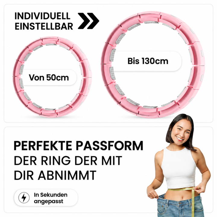 BauchKreis™ Fitness-Hula-Hoop für die Taille