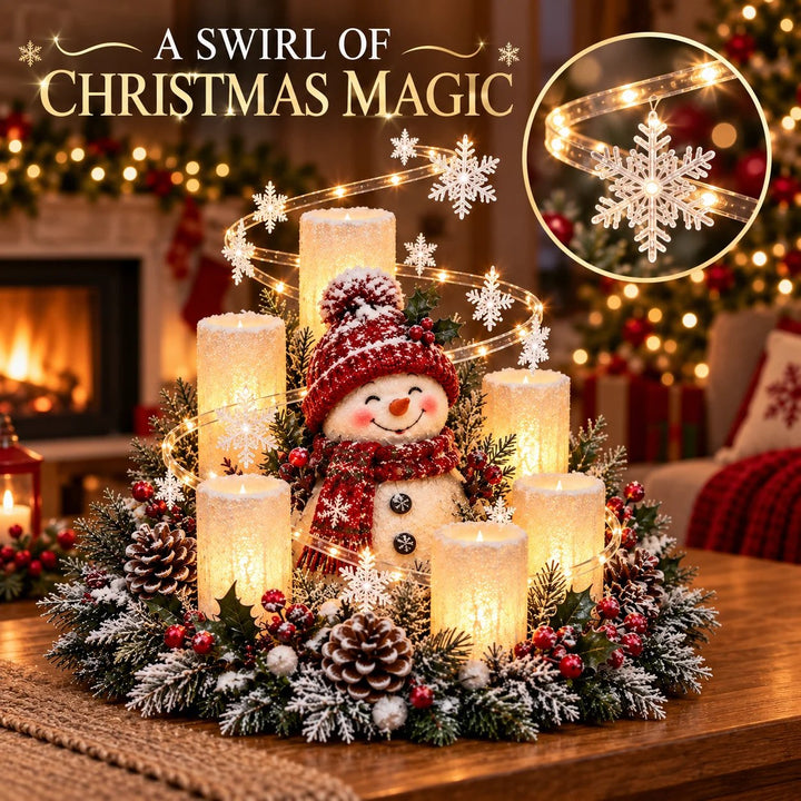 WinterGlanz™ Leuchtendes Weihnachts-Gesteck