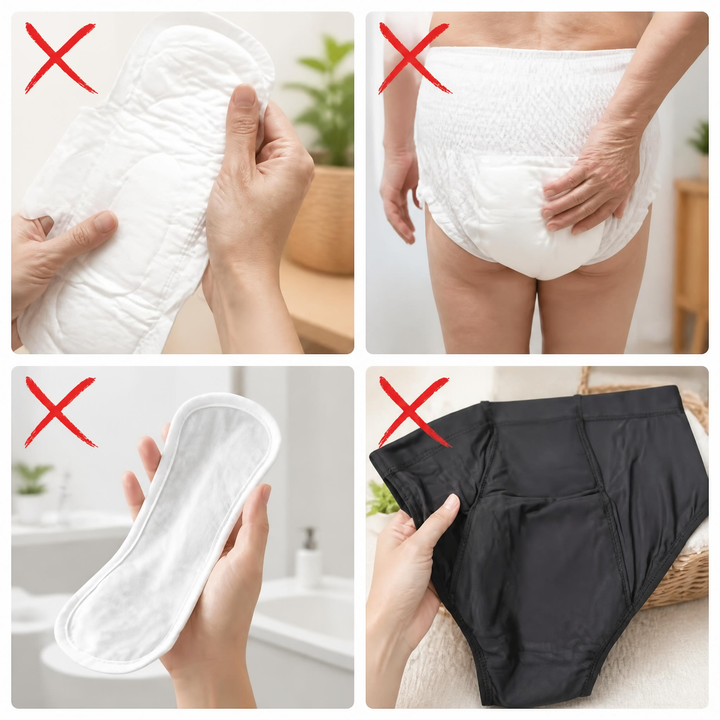 DryShield™ 100% Auslaufsichere Damen Unterwäsche 4er-Pack