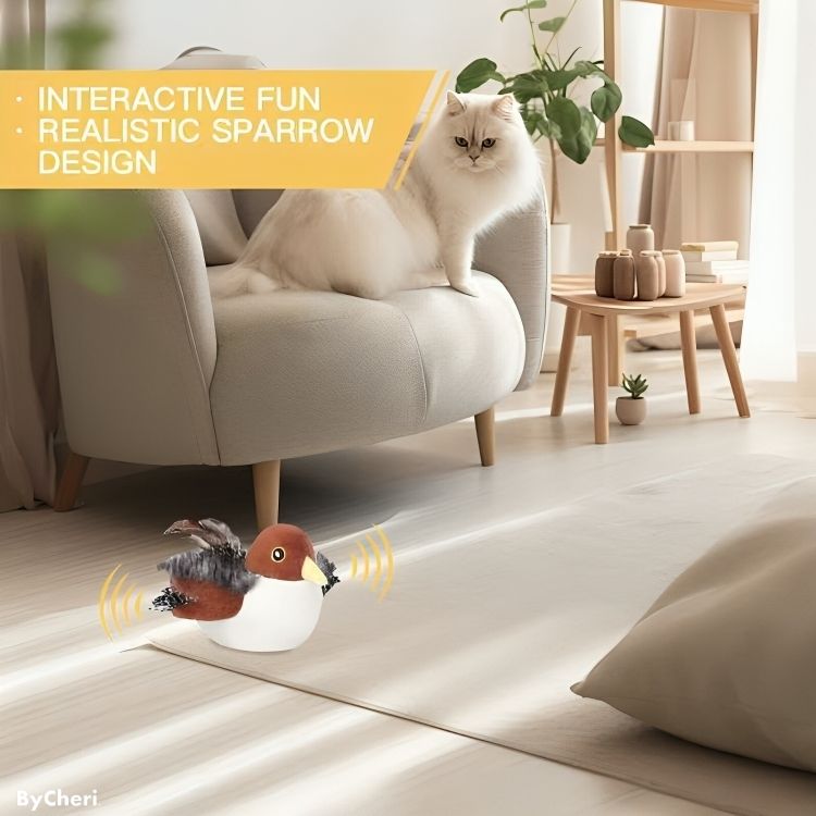 1 + 1 GRATIS HEUTE | FuzzyTweet™ | Interaktives Katzenspielzeug