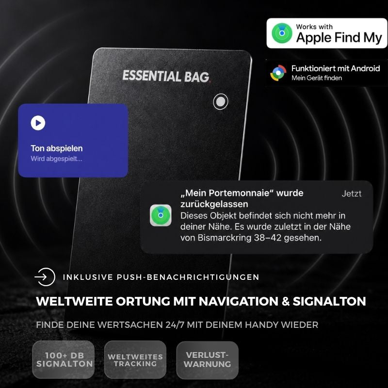 Walletix™ – Dein Wallet immer sicher auffindbar