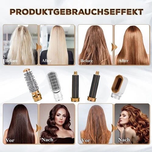 StyleMaster™ 5-in-1 Haarstyler | Locken & Glätten | Austauschbare Aufsätze | Keramikbeschichtung