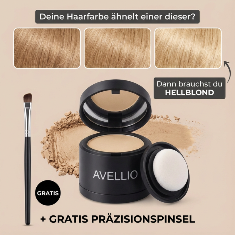 Avellio™ – Sofort Ansatz- & Grauhaar-Abdeckung