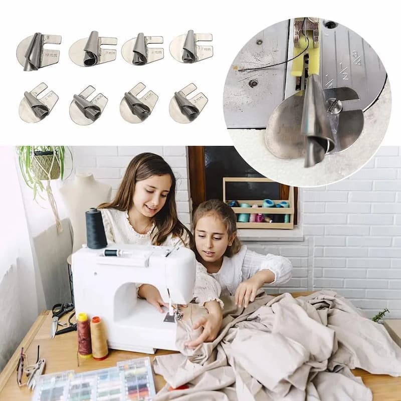 HemSet- Universal-Nähfuß-Satz für Rollsäume - Nähen wie ein Profi!