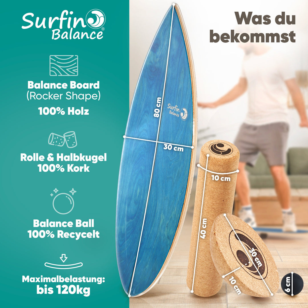 RideBalance™ Komplett-Trainer für eine stärkere Rumpfmuskulatur