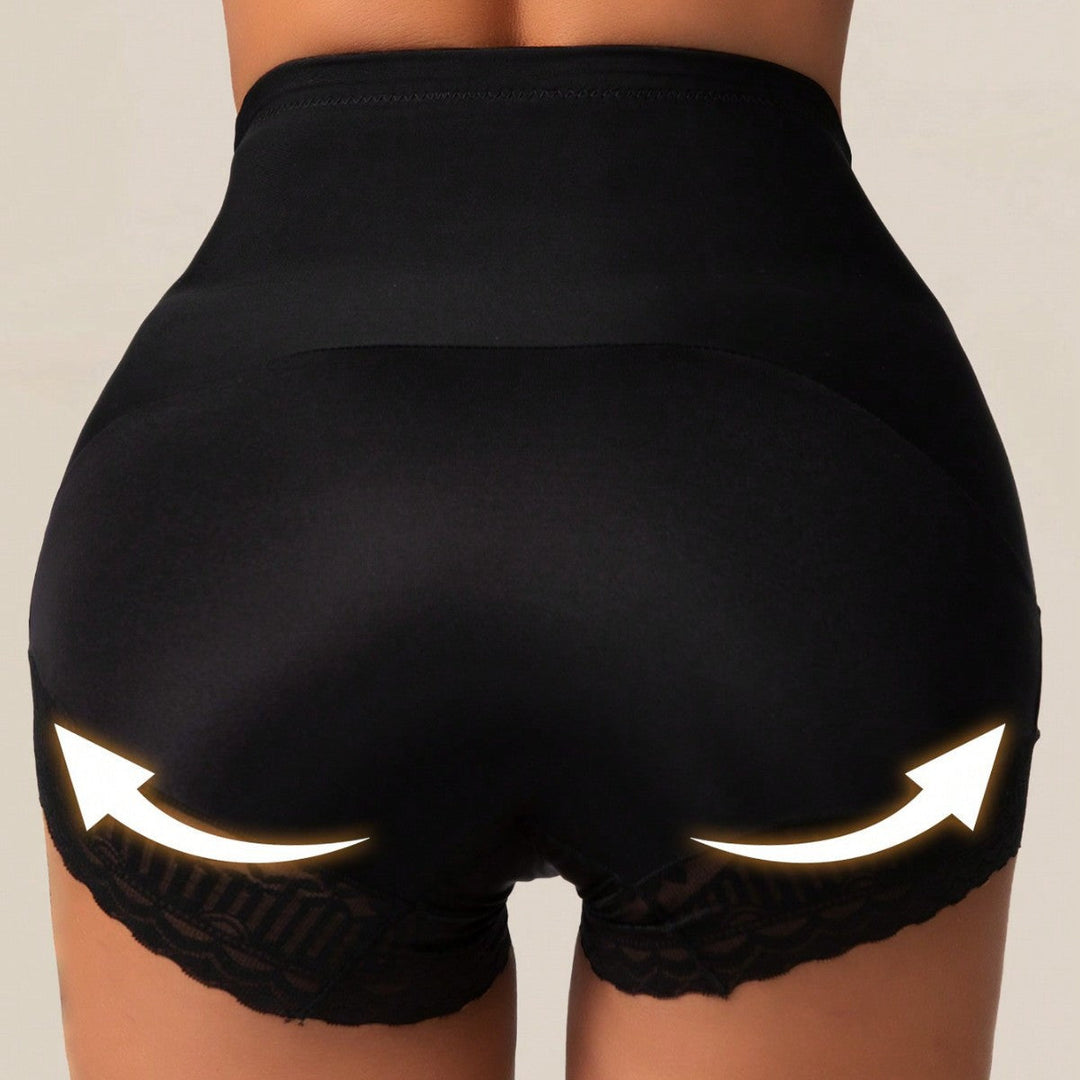 LuminaFit™ 4er-Pack High-Waist Spitzen-Miederslips