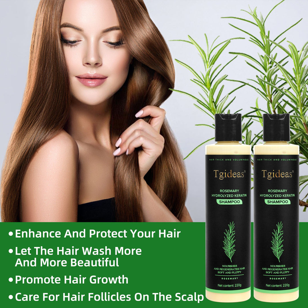 Tgideas® Rosmarin-Shampoo | Haarwachstums- und Anti-Schuppen-Kopfhautbehandlung