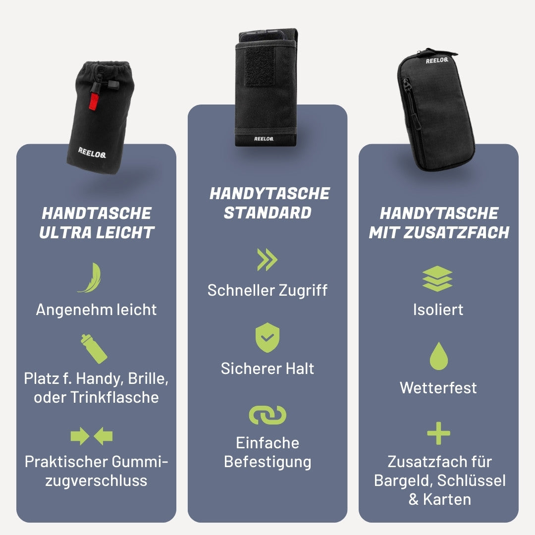 Das REELOQ™ Mountaineer Set hält dein Handy bereit für jedes Abenteuer