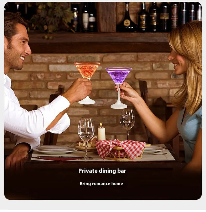 GlasGlo™ - LED-Lichtweingläser