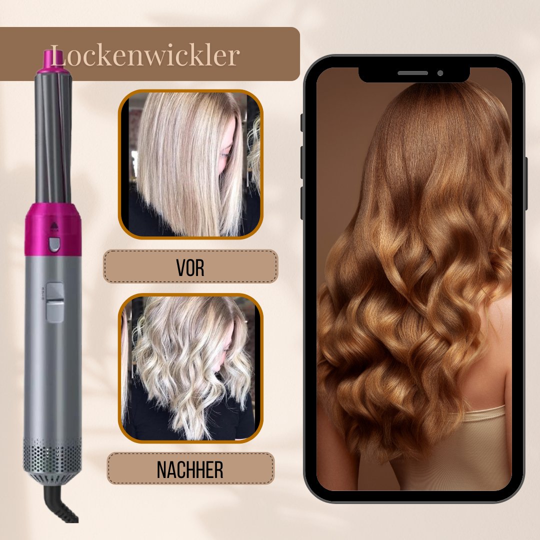 GlamWave™ 5-in-1 Styler