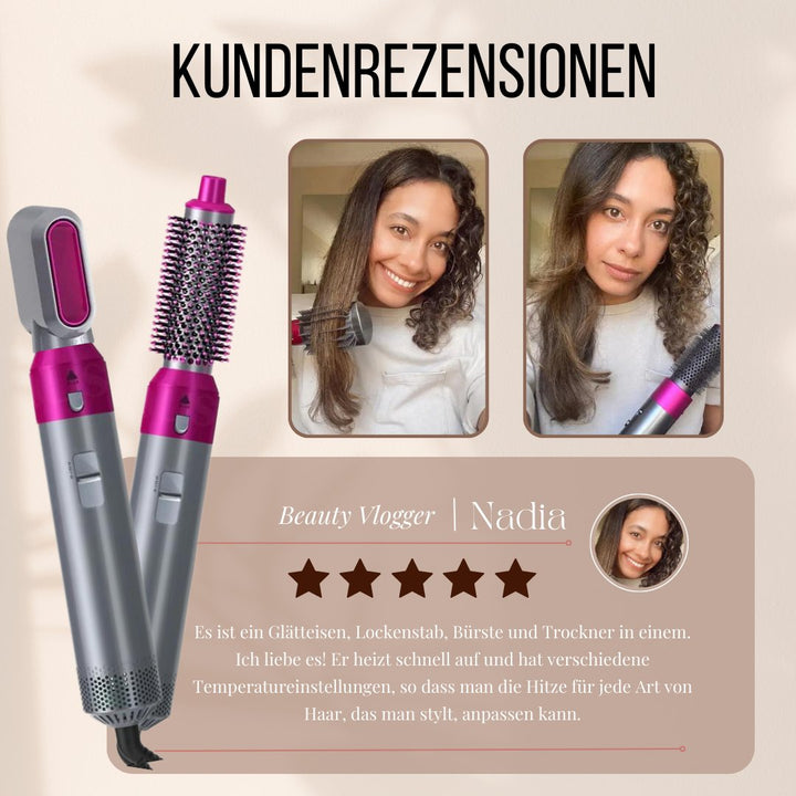 GlamWave™ 5-in-1 Styler