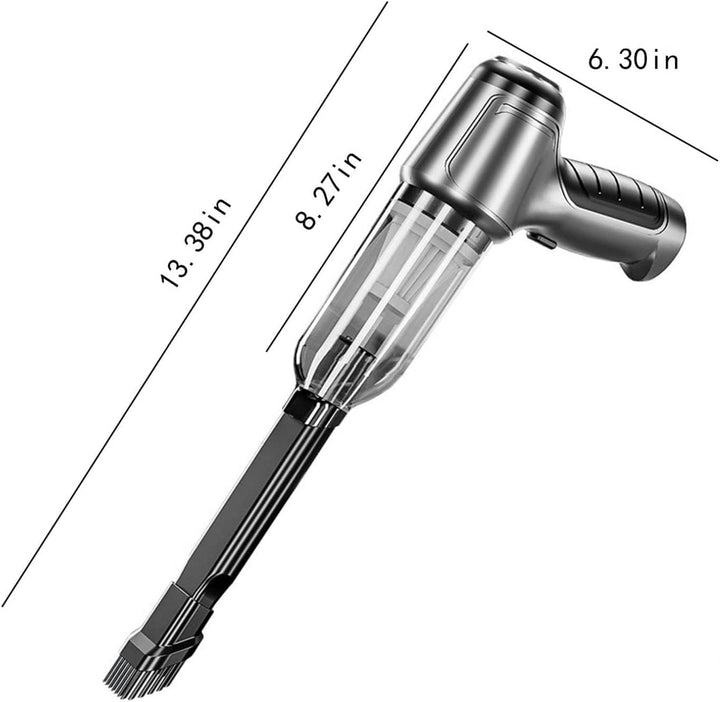 VacMaster™ | Kabelloser Autostaubsauger | Leistungsstark | Doppelte Saugkraft | Lange Akkulaufzeit