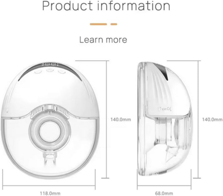 MilkEase™ - Tragbare elektrische Milchpumpe für müheloses Stillen