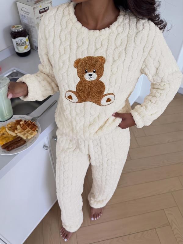 KuschelBär™ Flauschige Damen-Nachtwäsche für gemütliche Stunden