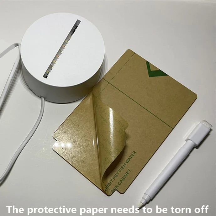 GlowNote™ - Hinweistafel Kreative LED Nachtlicht