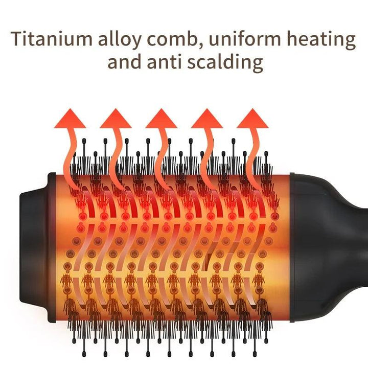 Drehbare Haartrockner-Bürste | 2-in-1 Styling & Volumen | 360° Rotation & Ionentechnologie