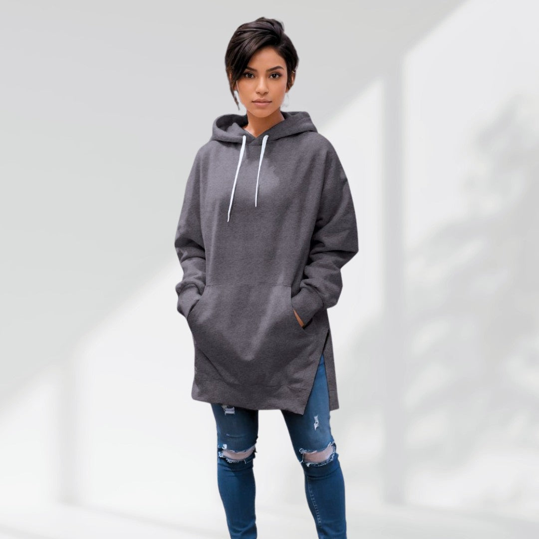 WarmyWeave™ Oversized Hoodie-Kleid