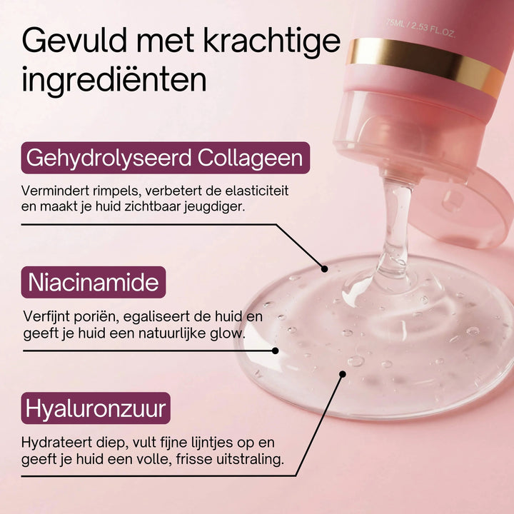 KollagenGlanz™ Bio-Kollagenmaske mit Pinsel