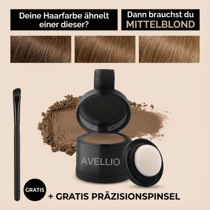 Avellio™ – Sofort Ansatz- & Grauhaar-Abdeckung