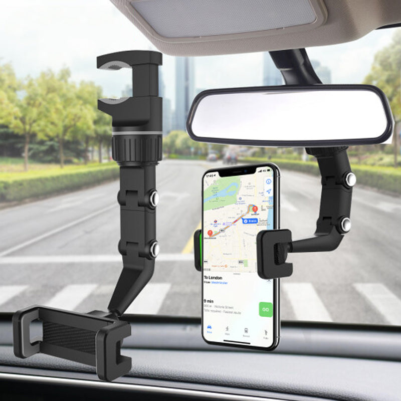 🚗 360° Rückspiegel-Handyhalterung – Flexibel, Sicher & Vielseitig!
