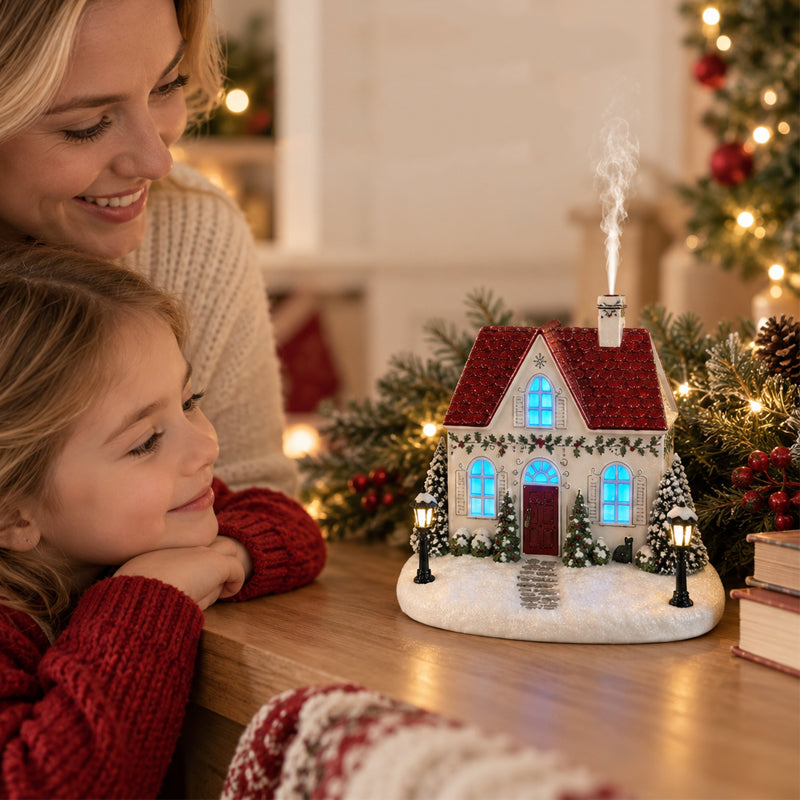 WeihnachtsZauber™ Weihnachtshaus mit Aroma-Diffusor