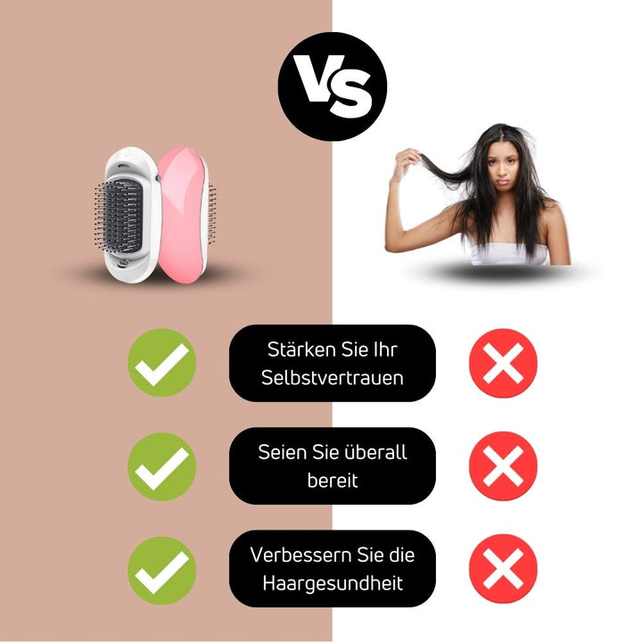 MiniSleek™ – Haarglätter und Bürste in einem Gerät