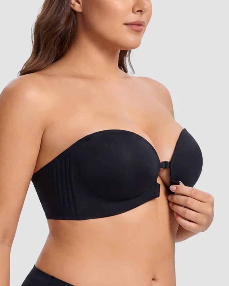 AuraLift™ Nahtloser Push-Up-BH mit Frontverschluss